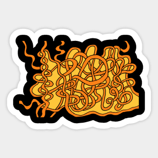 Spaghetti in Tomato Sauce Sticker